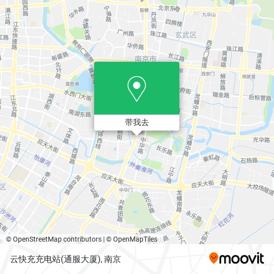 云快充充电站(通服大厦)地图