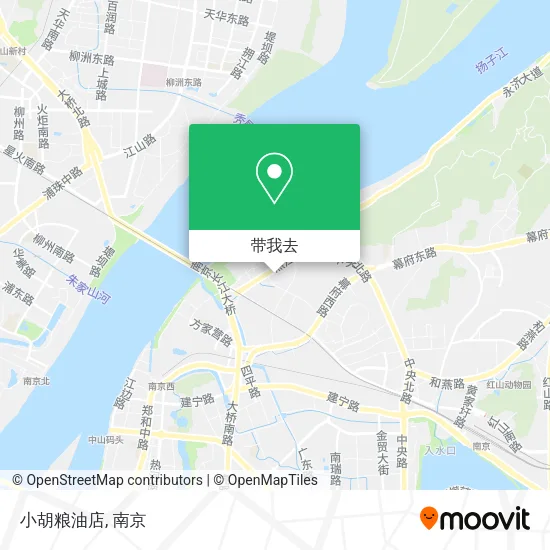 小胡粮油店地图