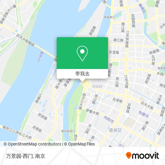 万景园-西门地图