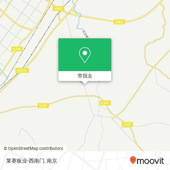 莱赛板业-西南门地图
