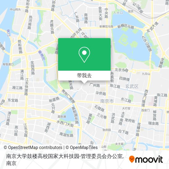南京大学鼓楼高校国家大科技园-管理委员会办公室地图
