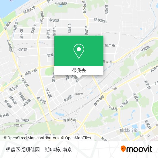 栖霞区尧顺佳园二期60栋地图