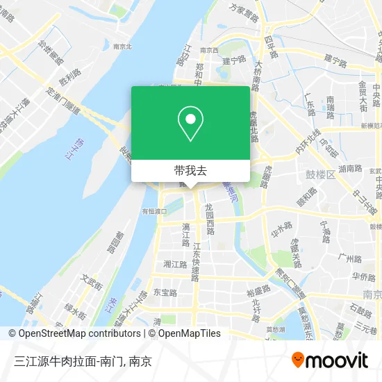 三江源牛肉拉面-南门地图