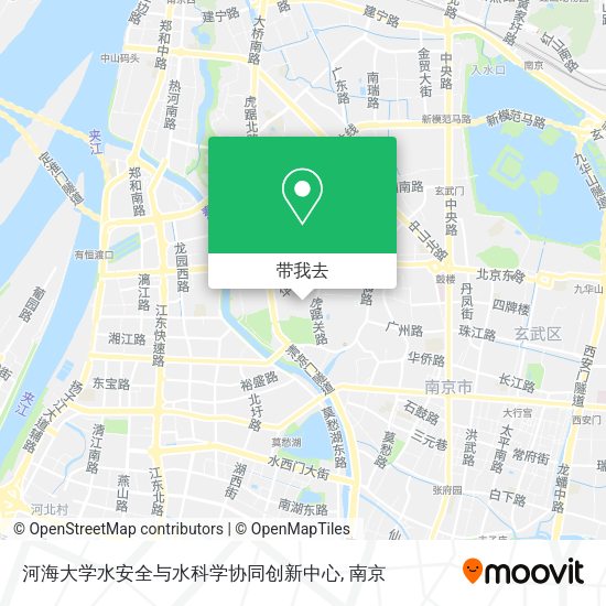 河海大学水安全与水科学协同创新中心地图