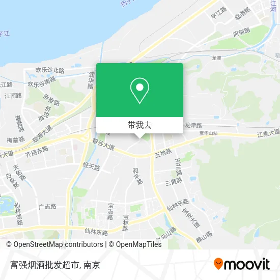 富强烟酒批发超市地图