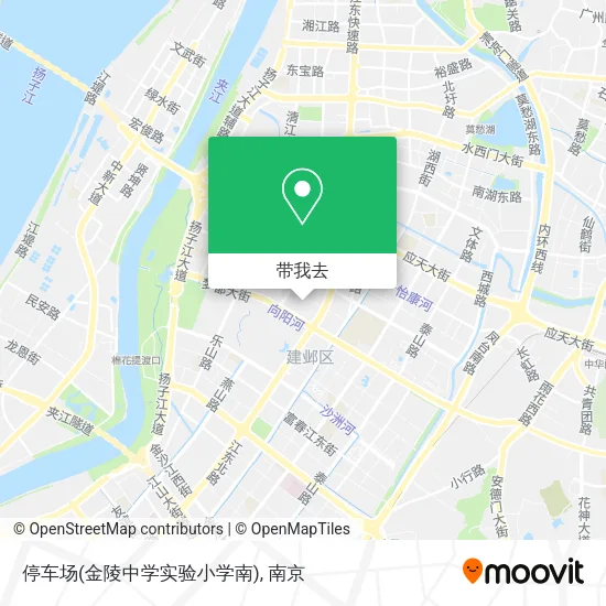 停车场(金陵中学实验小学南)地图