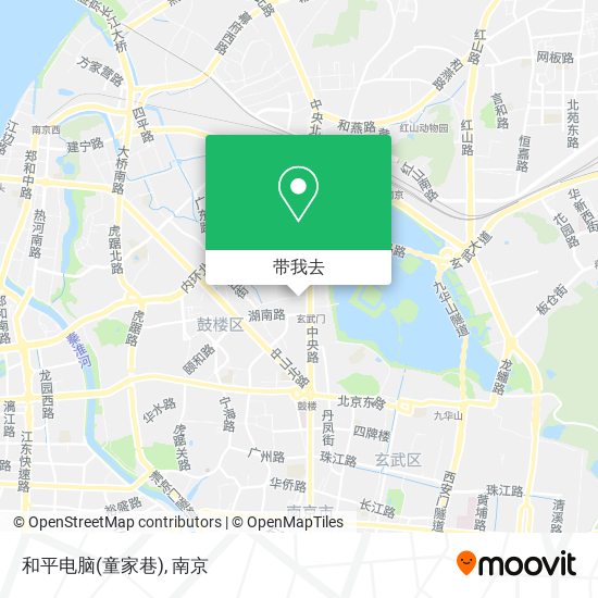 和平电脑(童家巷)地图
