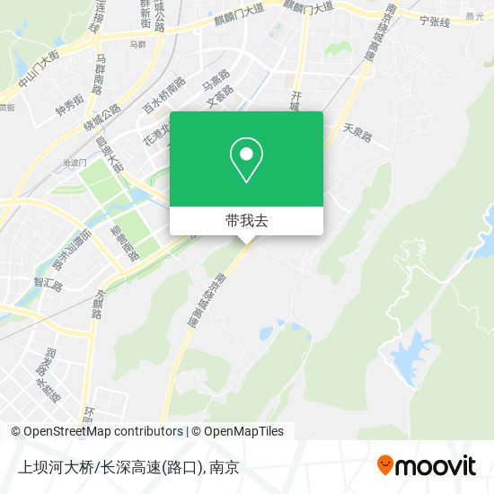 上坝河大桥/长深高速(路口)地图