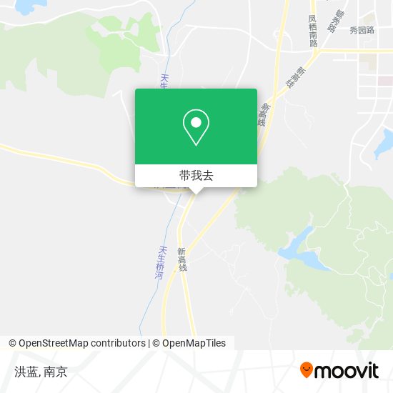 洪蓝地图