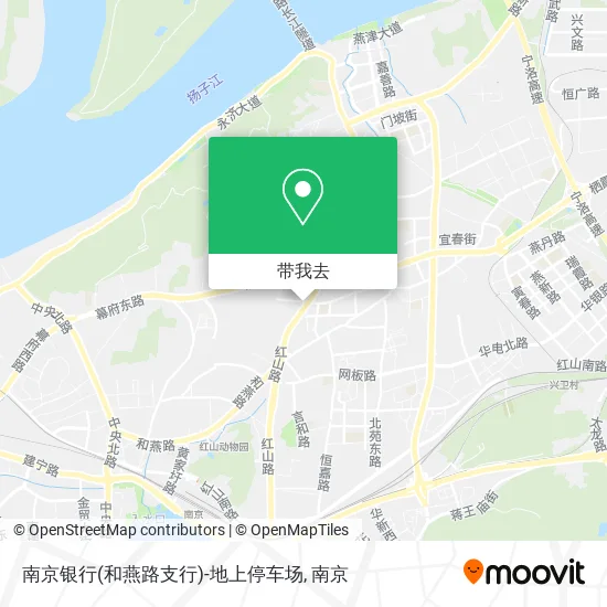 南京银行(和燕路支行)-地上停车场地图