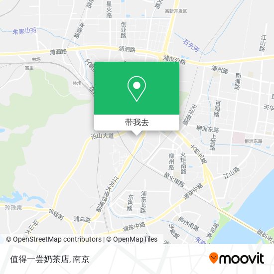 值得一尝奶茶店地图