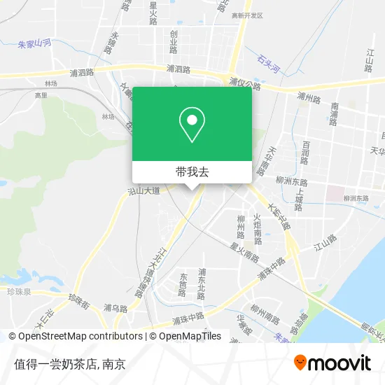 值得一尝奶茶店地图