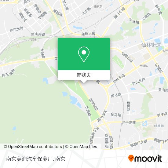 南京美润汽车保养厂地图