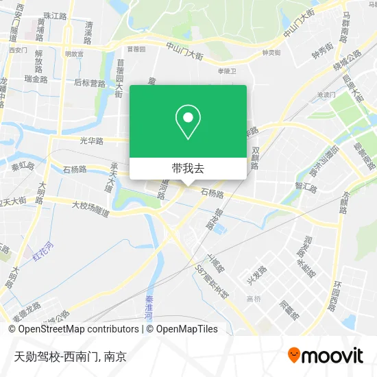 天勋驾校-西南门地图