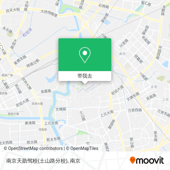 南京天勋驾校(土山路分校)地图