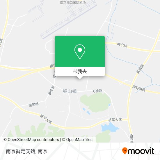 南京御定宾馆地图