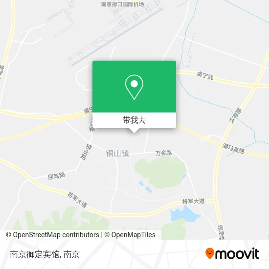 南京御定宾馆地图