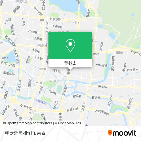 明龙雅居-北1门地图