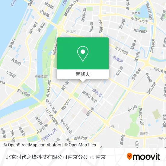 北京时代之峰科技有限公司南京分公司地图
