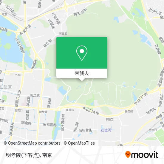 明孝陵(下客点)地图