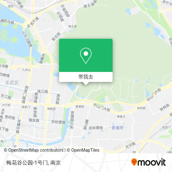 梅花谷公园-1号门地图