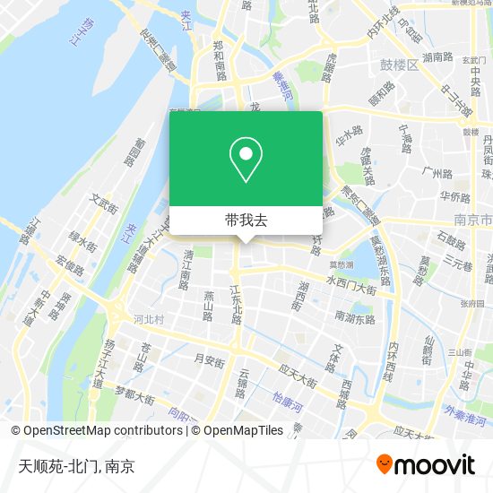天顺苑-北门地图