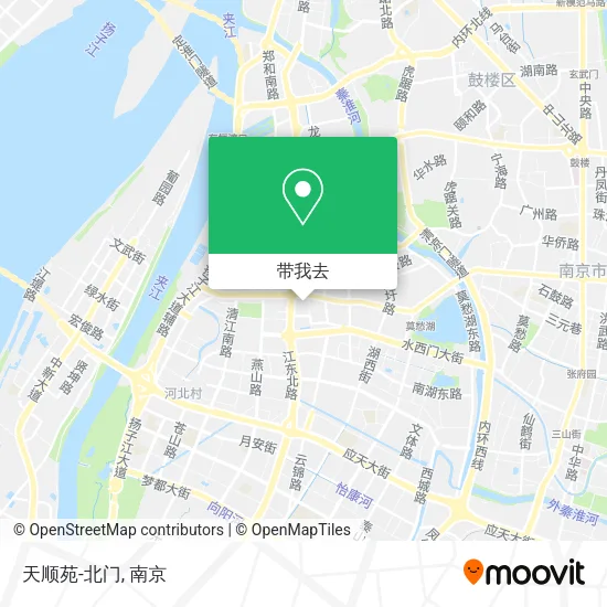 天顺苑-北门地图