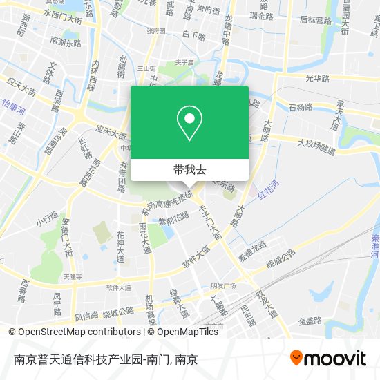 南京普天通信科技产业园-南门地图