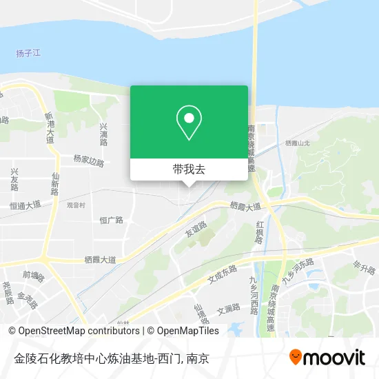 金陵石化教培中心炼油基地-西门地图