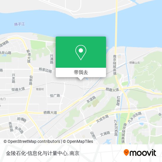 金陵石化-信息化与计量中心地图
