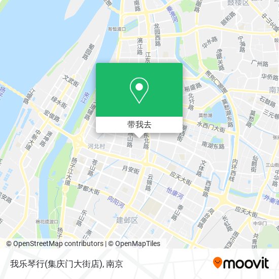 我乐琴行(集庆门大街店)地图