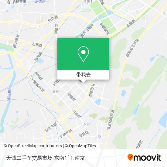 天诚二手车交易市场-东南1门地图