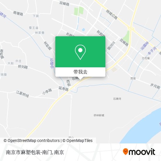 南京市麻塑包装-南门地图