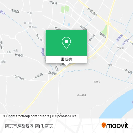 南京市麻塑包装-南门地图