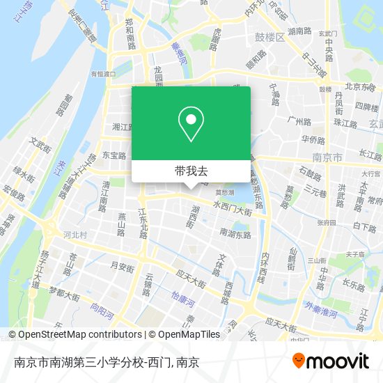 南京市南湖第三小学分校-西门地图