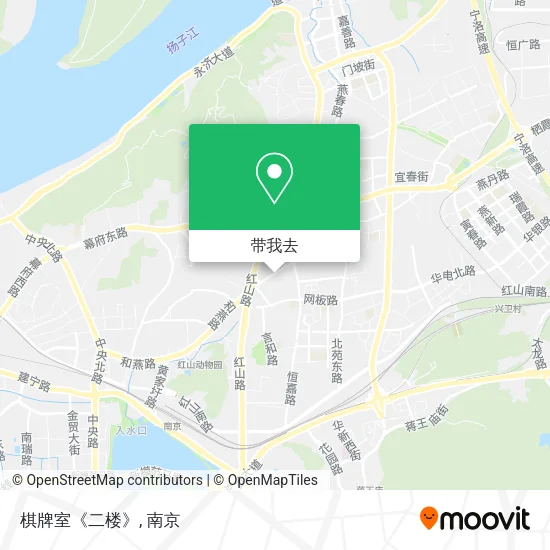 棋牌室《二楼》地图