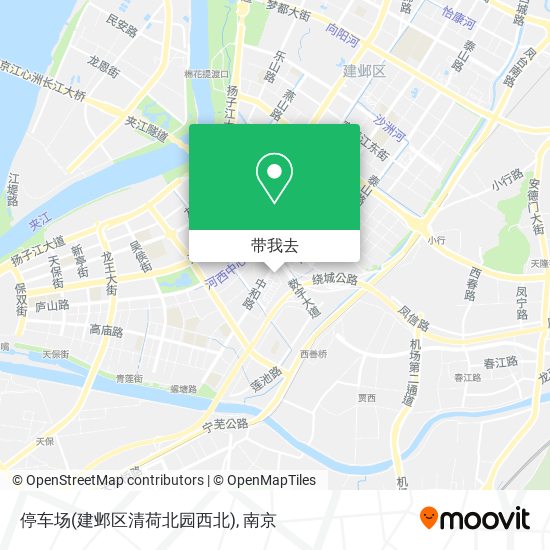 停车场(建邺区清荷北园西北)地图