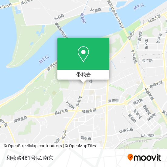 和燕路461号院地图