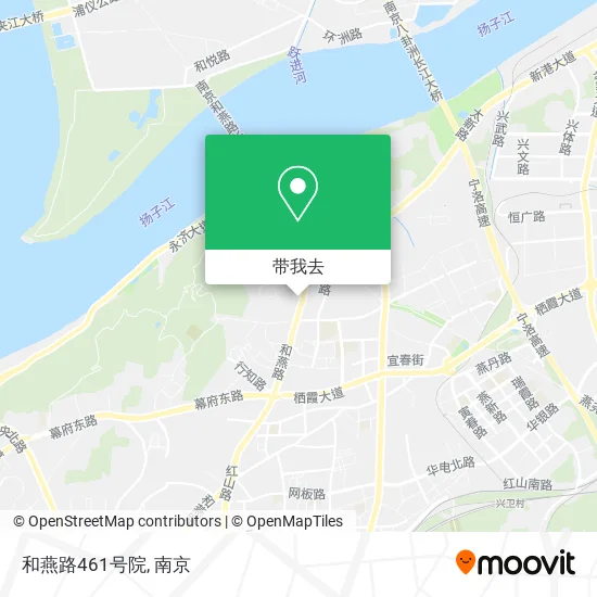 和燕路461号院地图