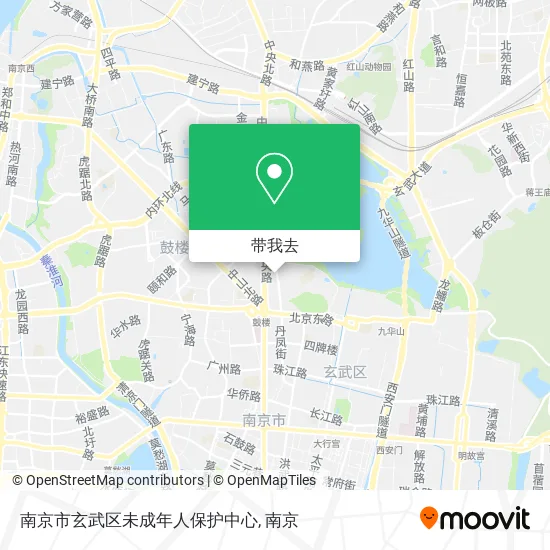 南京市玄武区未成年人保护中心地图