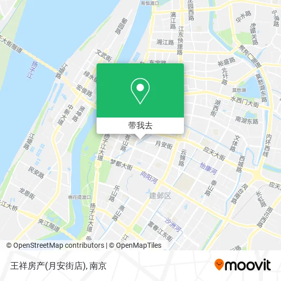 王祥房产(月安街店)地图