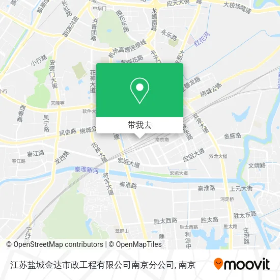 江苏盐城金达市政工程有限公司南京分公司地图