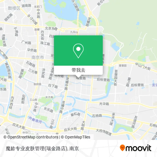 魔龄专业皮肤管理(瑞金路店)地图
