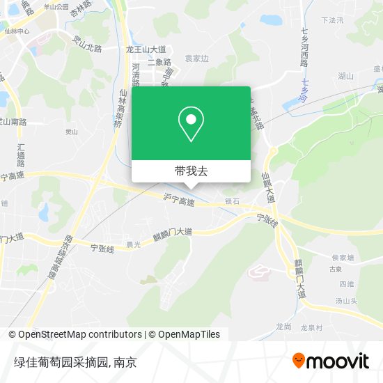 绿佳葡萄园采摘园地图