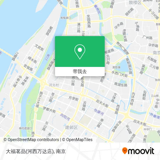大福茗品(河西万达店)地图