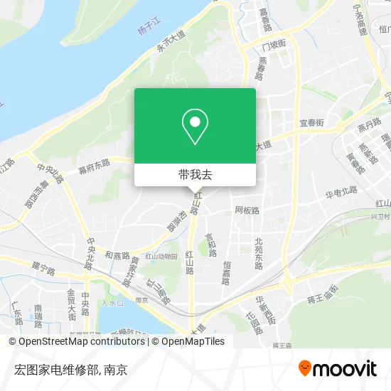 宏图家电维修部地图