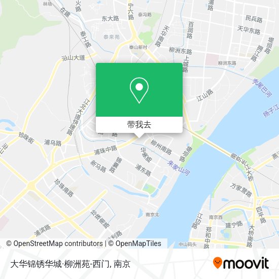 大华锦锈华城·柳洲苑-西门地图