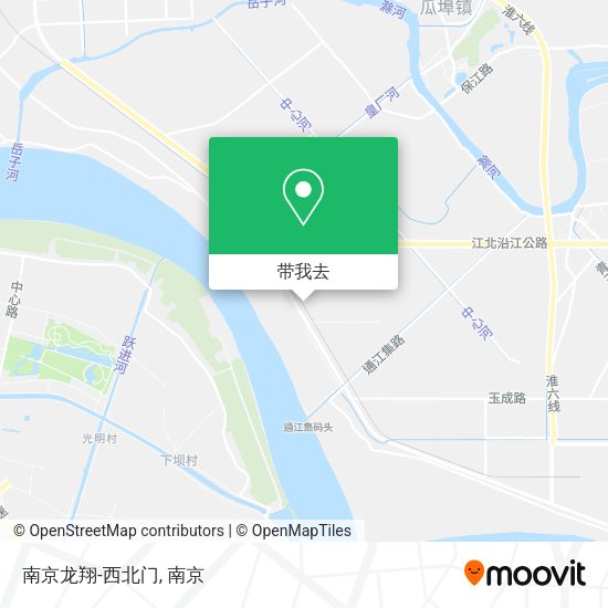 南京龙翔-西北门地图