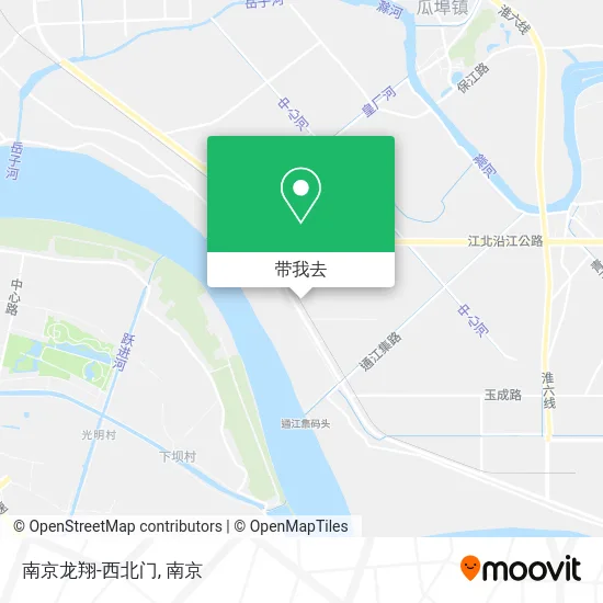 南京龙翔-西北门地图