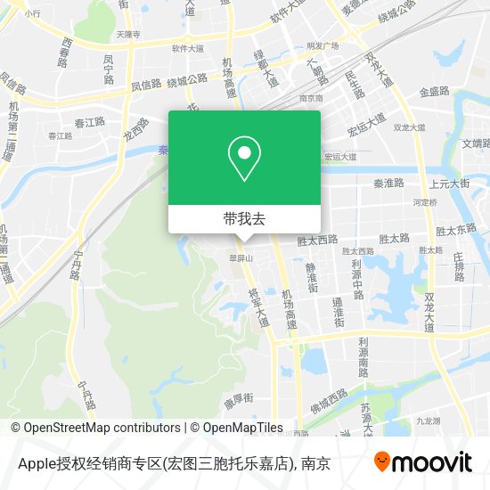 Apple授权经销商专区(宏图三胞托乐嘉店)地图